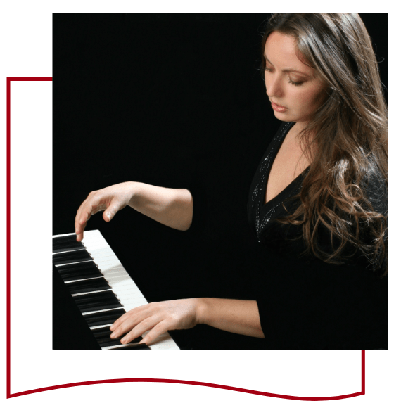 Albertina Crescitelli with piano